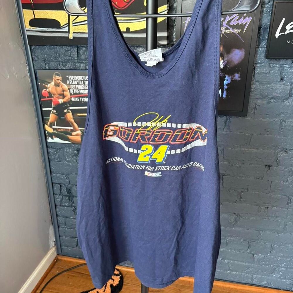 Nascar Men's Navy and Blue Vest